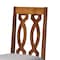 Baxton Studio Mona Grey Upholstered and Walnut Wood 5-Piece Dining Set 172-9878-10901 - alternate 4